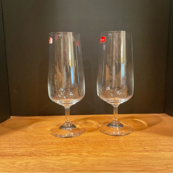 SPIEGELAU Crystalline Capri Pilsner Beer Glasses set of 2 - Picture 3 of 4